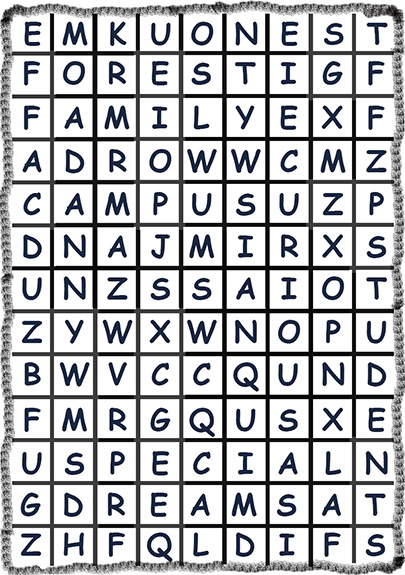 Easy: Find the hidden words