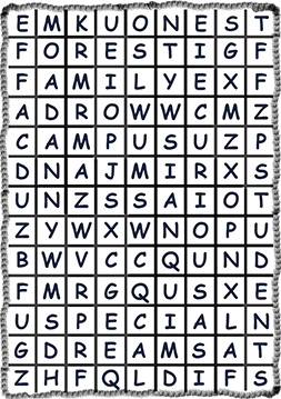 Easy: Find the hidden words